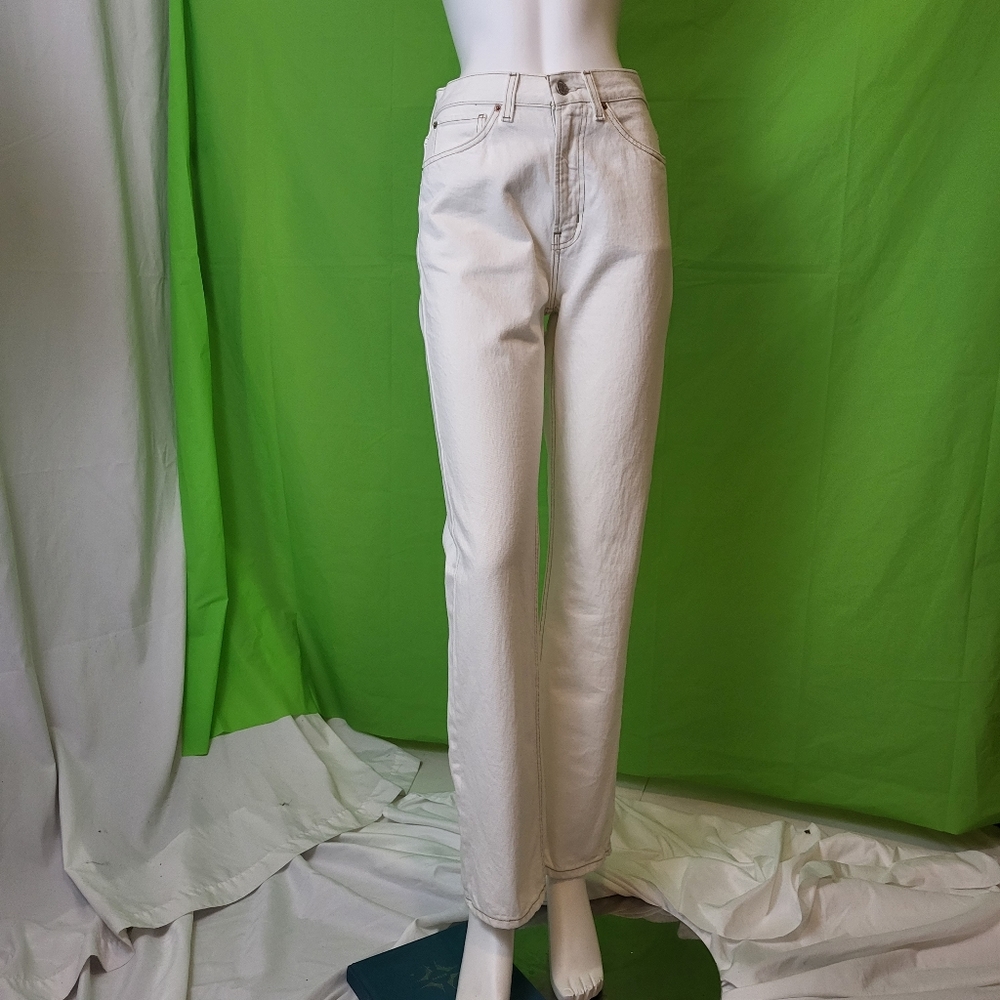 BDG - natural white highwaist denim jeans - size small